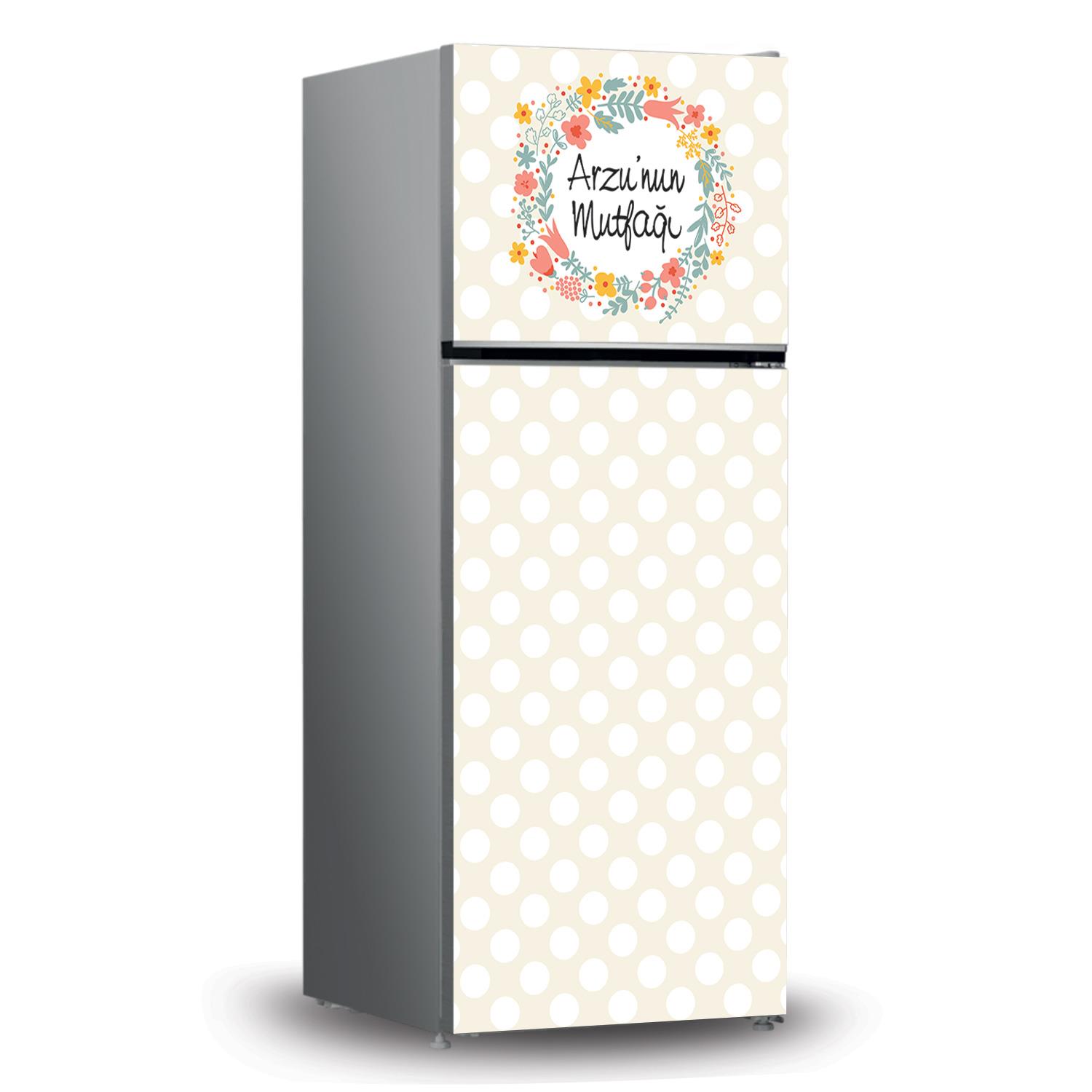Buzdolabı ve Bulaşık Makinesi Kaplama Folyo Sticker Kişiye Özel 84