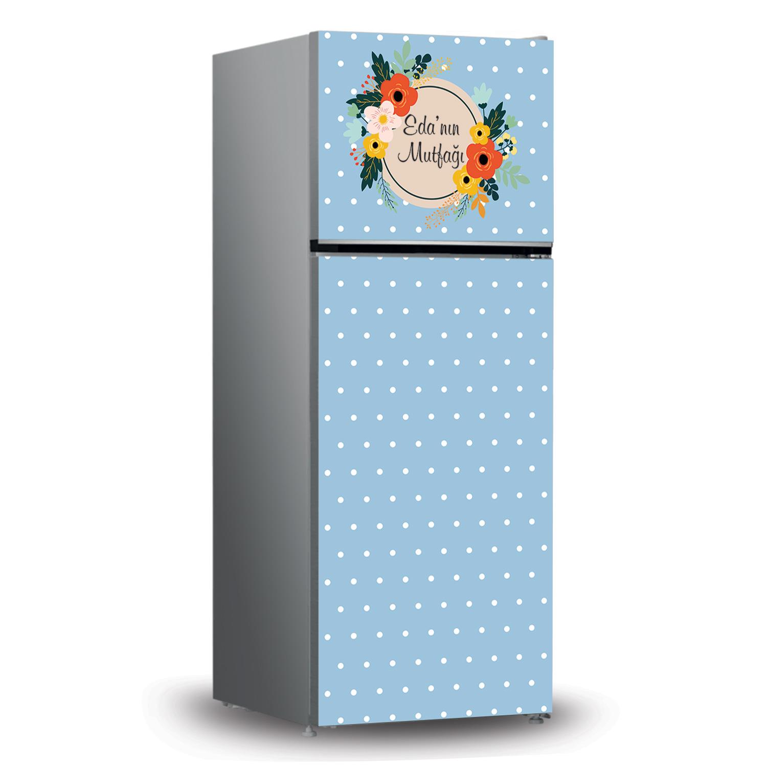Buzdolabı ve Bulaşık Makinesi Kaplama Folyo Sticker Kişiye Özel 123