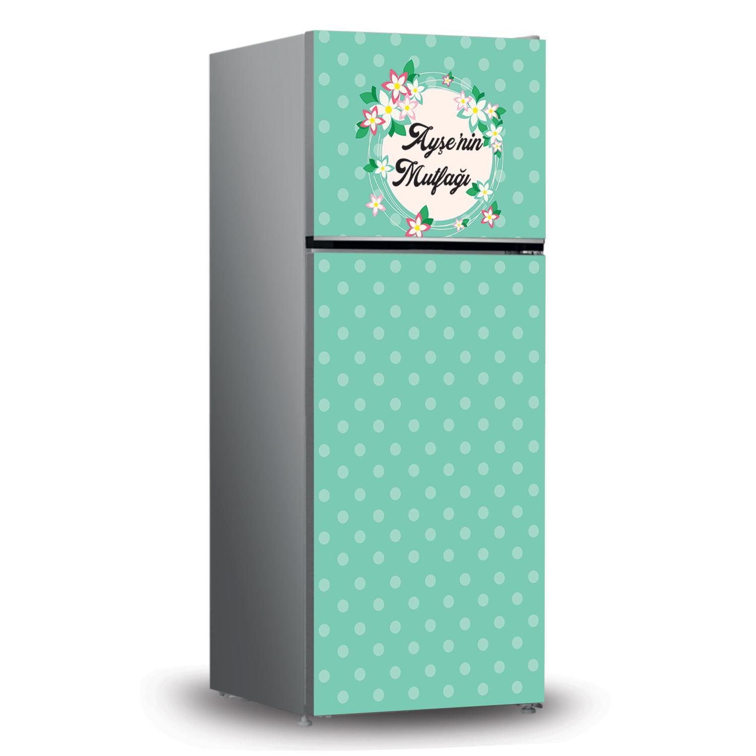 Buzdolabı ve Bulaşık Makinesi Kaplama Folyo Sticker Kişiye Özel 61