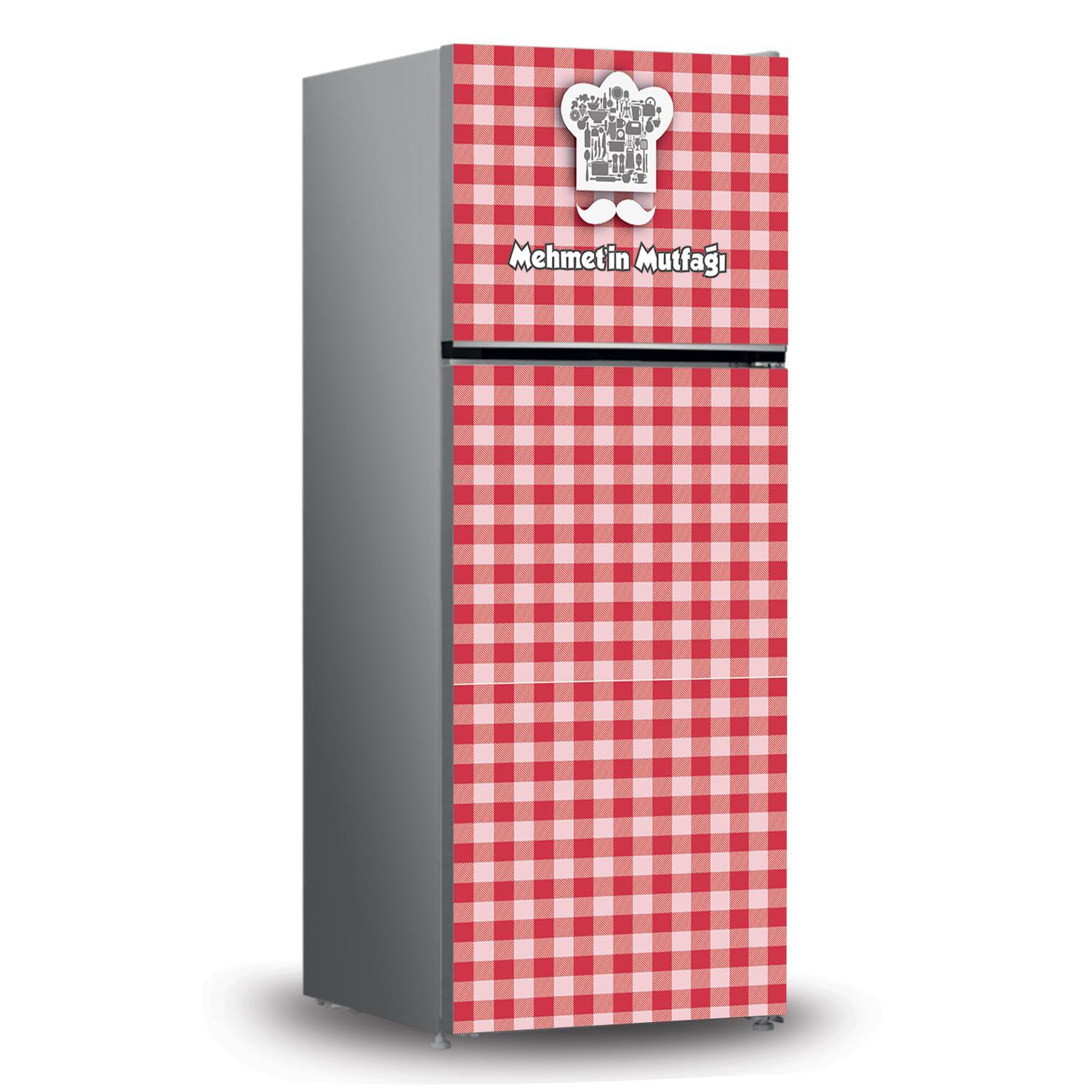 Buzdolabı ve Bulaşık Makinesi Kaplama Folyo Sticker Kişiye Özel 71