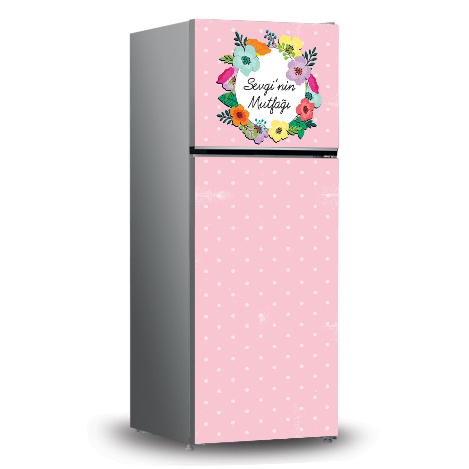 Buzdolabı ve Bulaşık Makinesi Kaplama Folyo Sticker Kişiye Özel 83