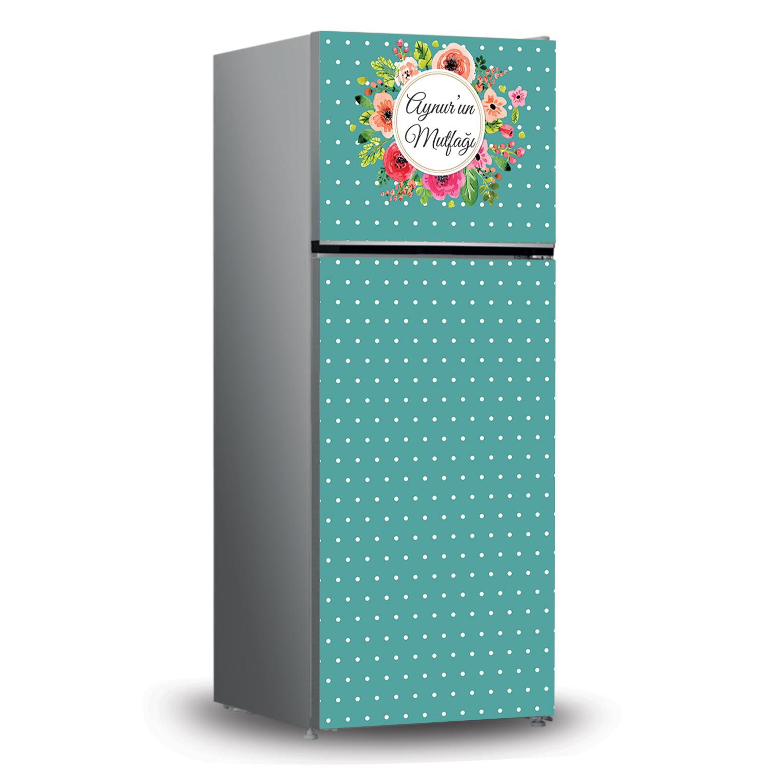 Buzdolabı ve Bulaşık Makinesi Kaplama Folyo Sticker Kişiye Özel 122