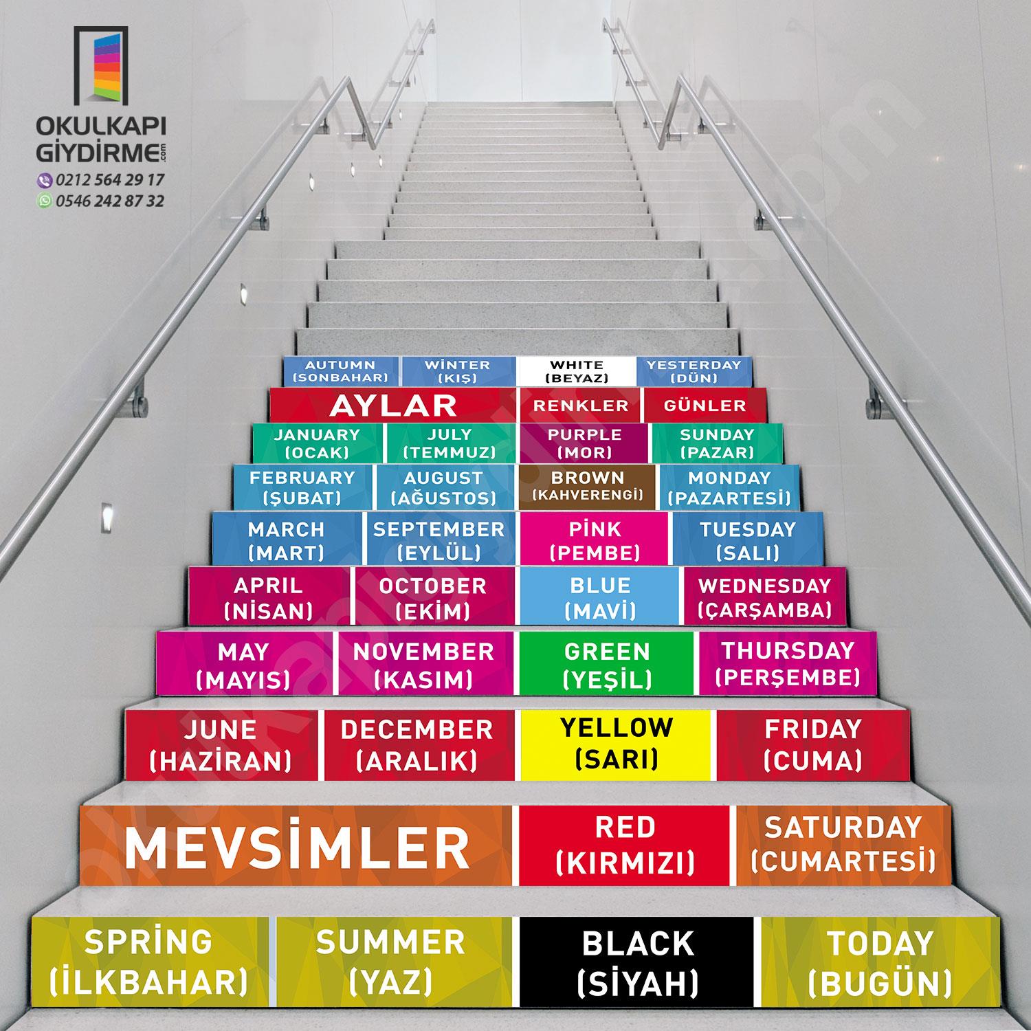 İngilizce Aylar Mevsimler MB 003