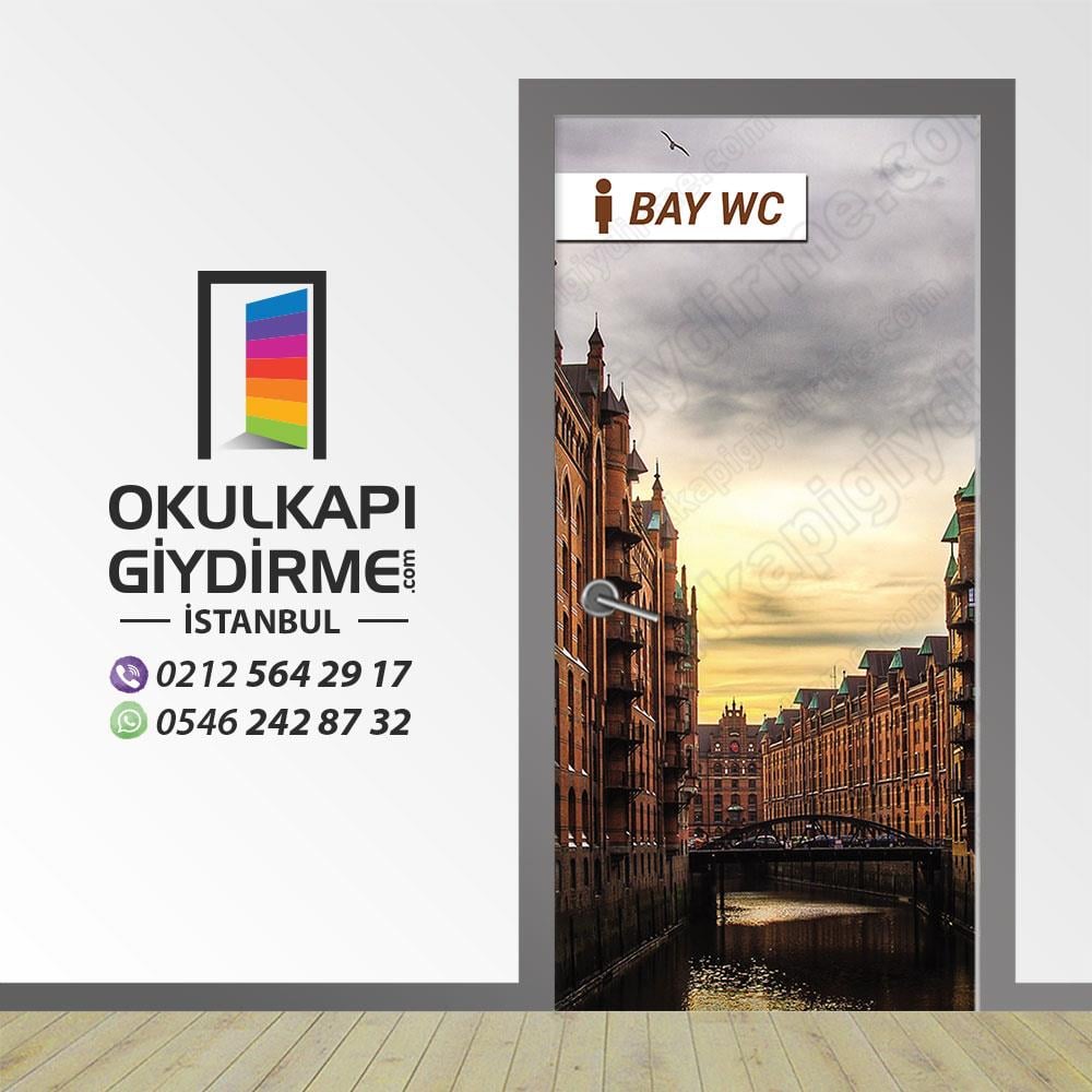 Kapı Giydirme Bay Bayan Wc KG WC 10