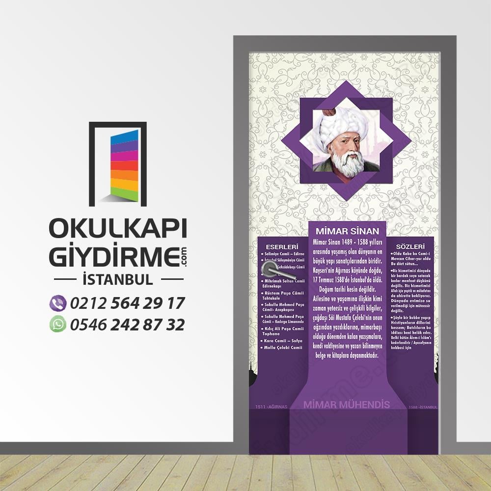 Kapı Giydirme Bilim İnsanları Mimar Sinan KG Bİ 13