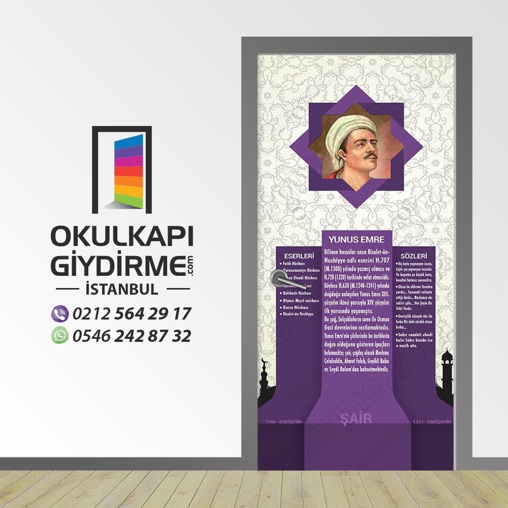 Kapı Giydirme Bilim İnsanları Yunus Emre KG Bİ 18