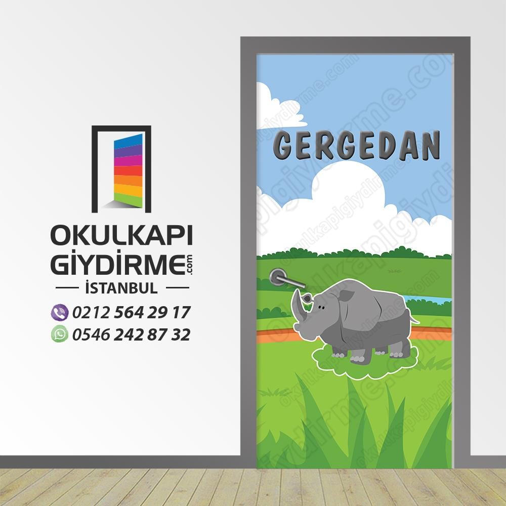 Kapı Giydirme Gergedan  KG HK 06