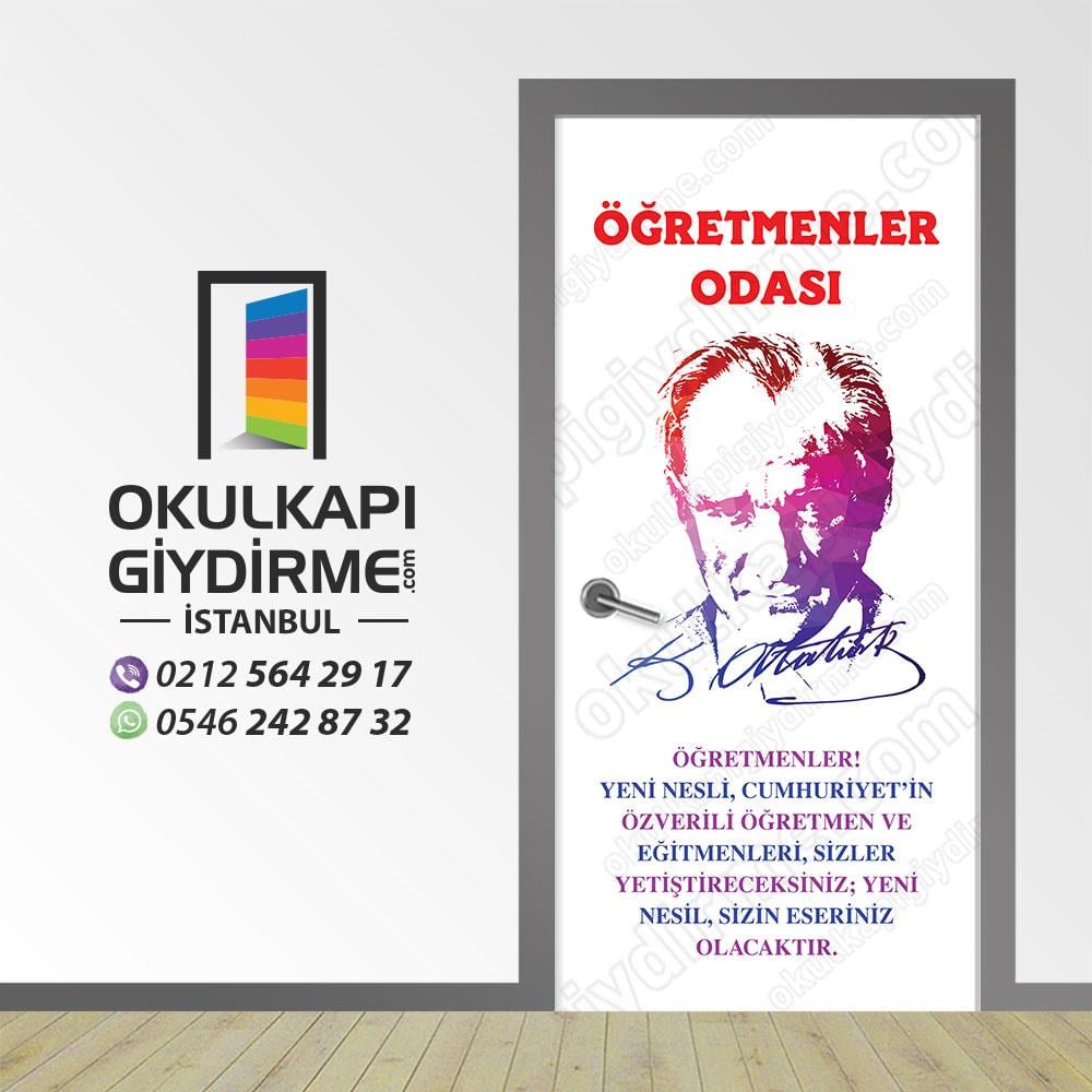 Kapı Giydirme Öğretmenler Odası  KG İD 123