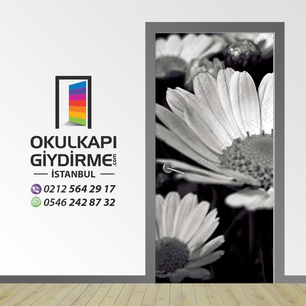 Kapı Giydirme Siyah Beyaz KG SB 08