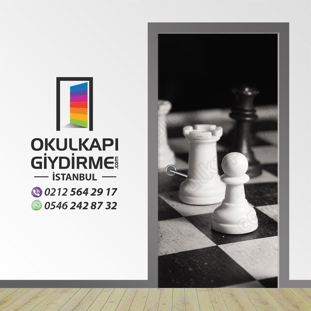 Kapı Giydirme Siyah Beyaz KG SB 12