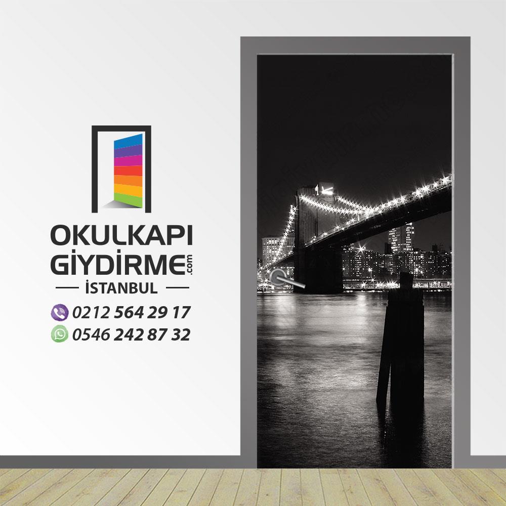 Kapı Giydirme Siyah Beyaz KG SB 18
