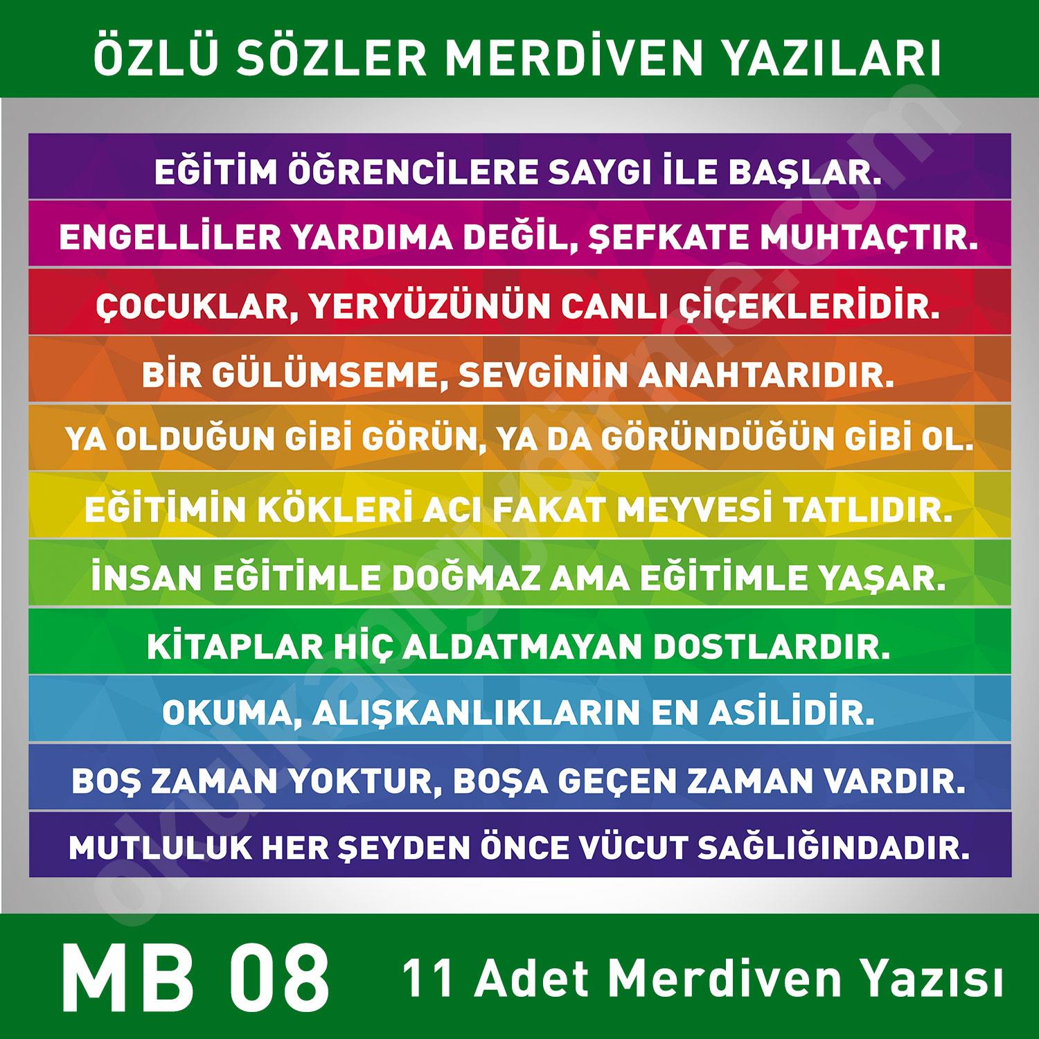 Özlü Sözler MB 008