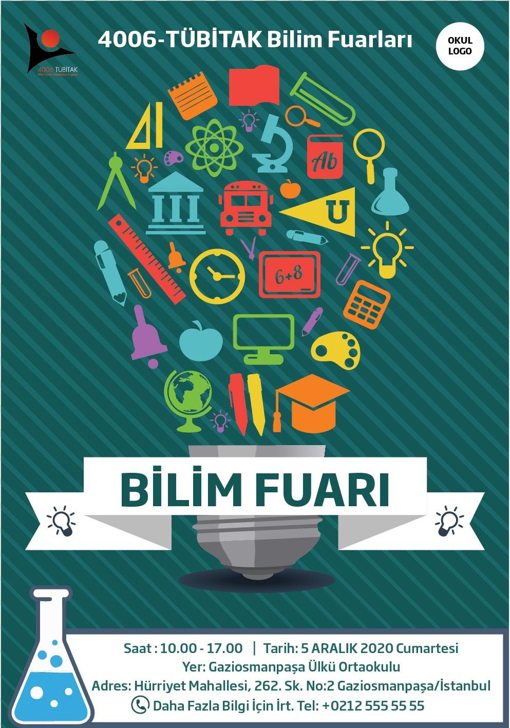 Tübitak Bilim Fuarı Afiş BFA 06