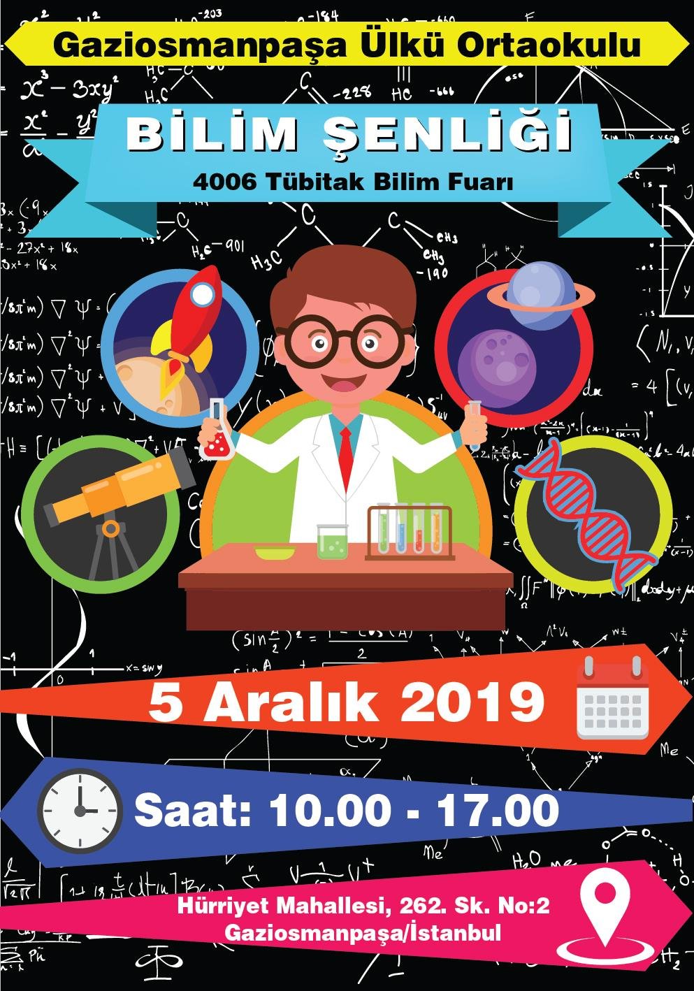 Tübitak Bilim Fuarı Afiş BFA 07