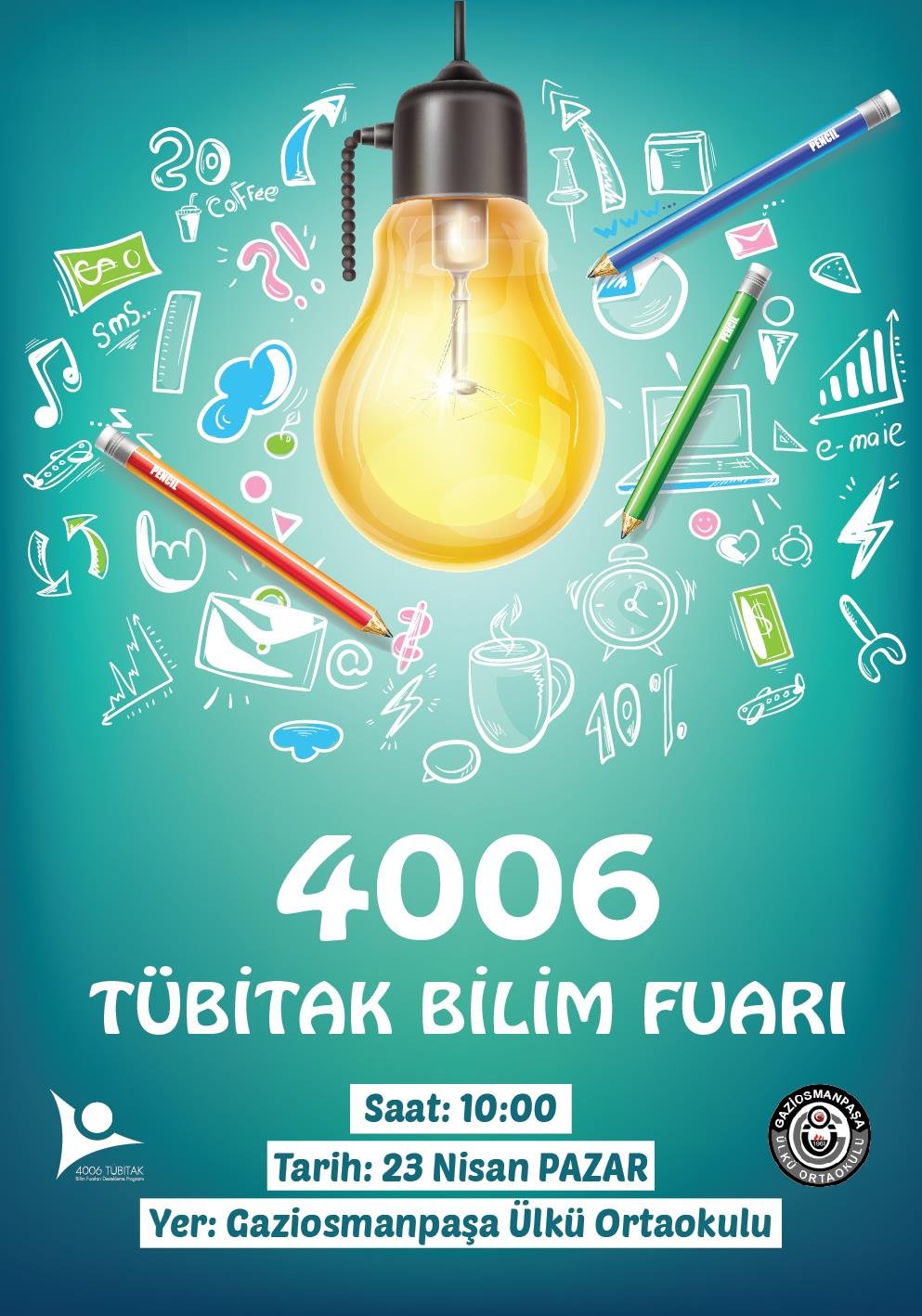 Tübitak Bilim Fuarı Afiş BFA 08