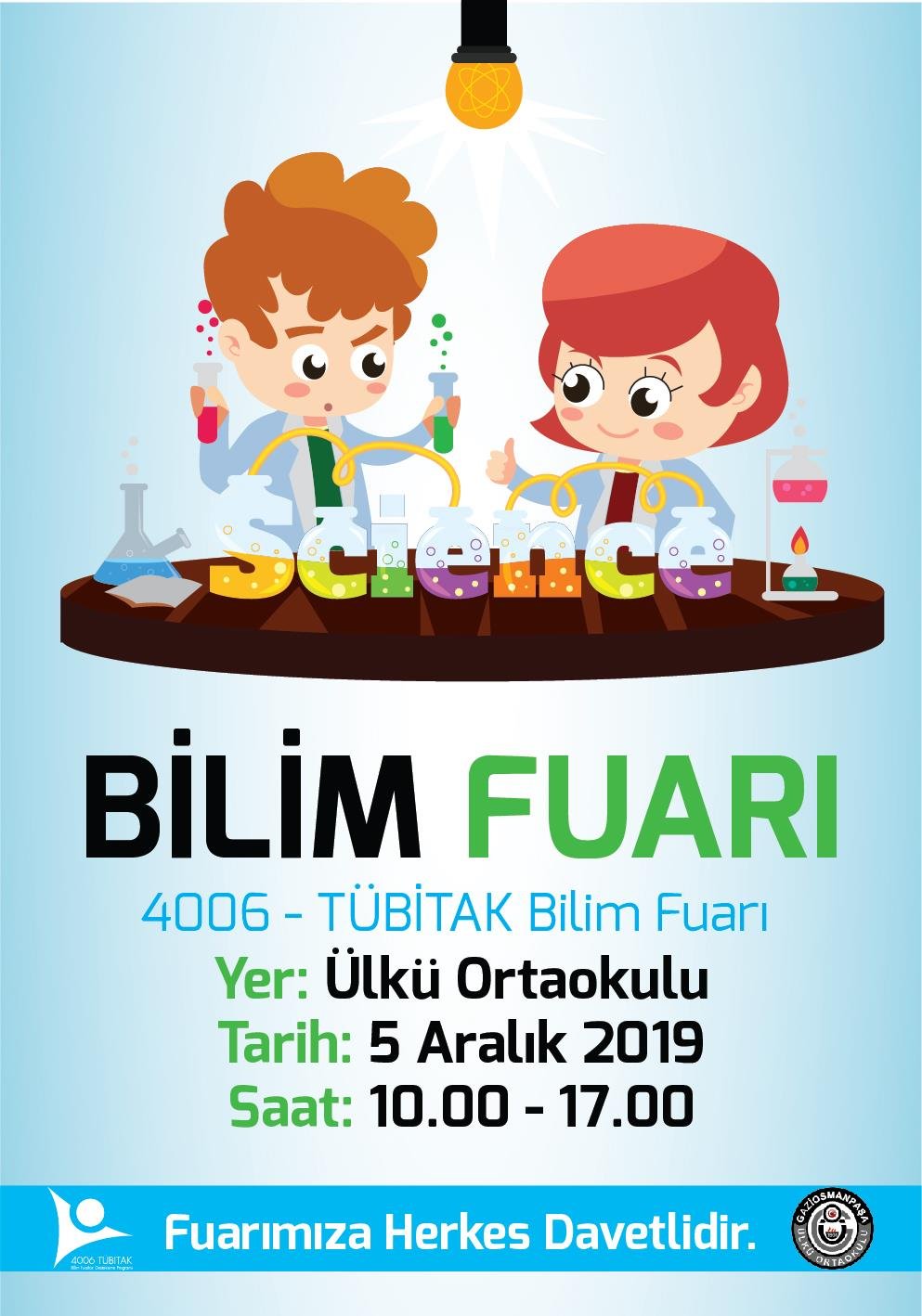 Tübitak Bilim Fuarı Afiş BFA 10