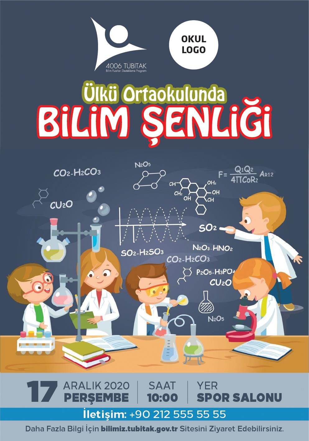 Tübitak Bilim Fuarı Afiş BFA 11
