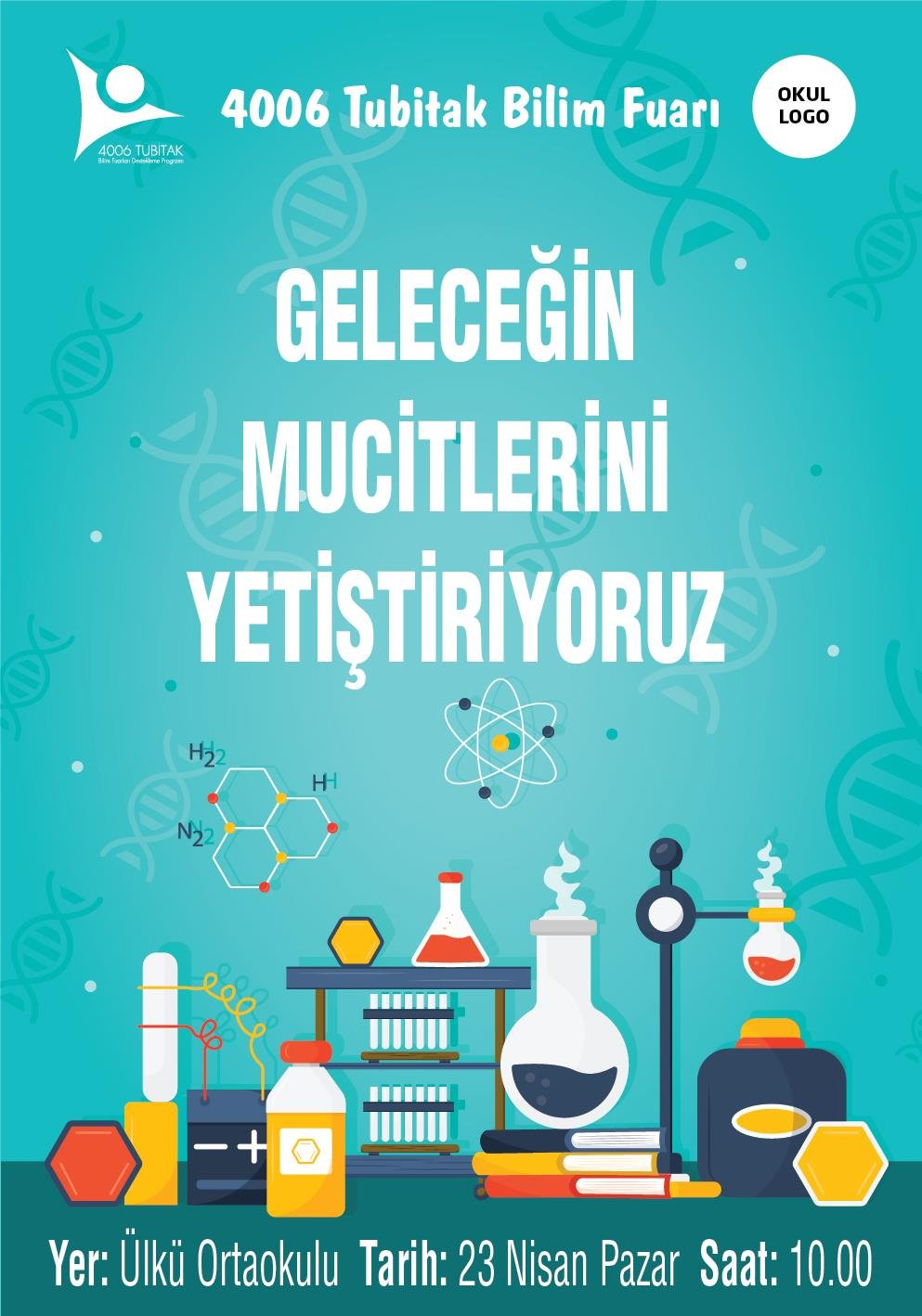 Tübitak Bilim Fuarı Afiş BFA 18