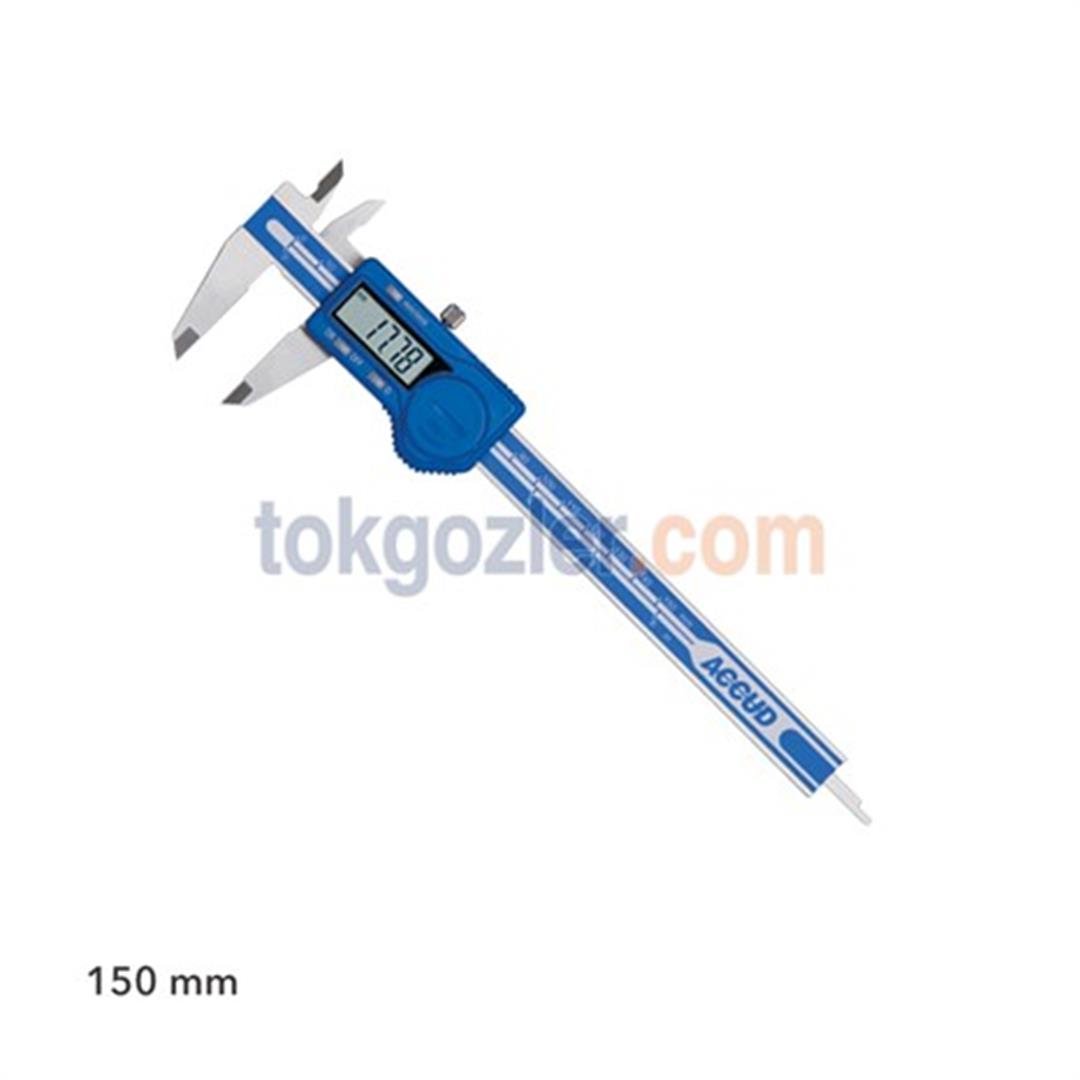Accud 150 mm Dijital Kumpas 0,03 mm Hassasiyet