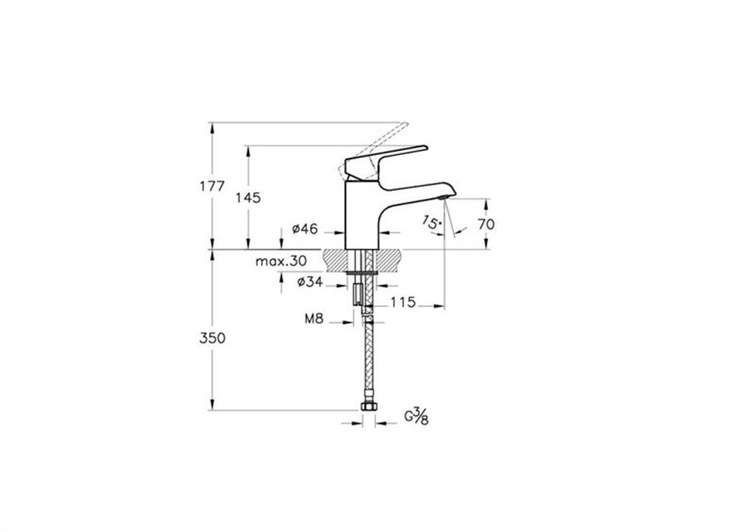 Artema Axe S Lavabo Bataryası A41069