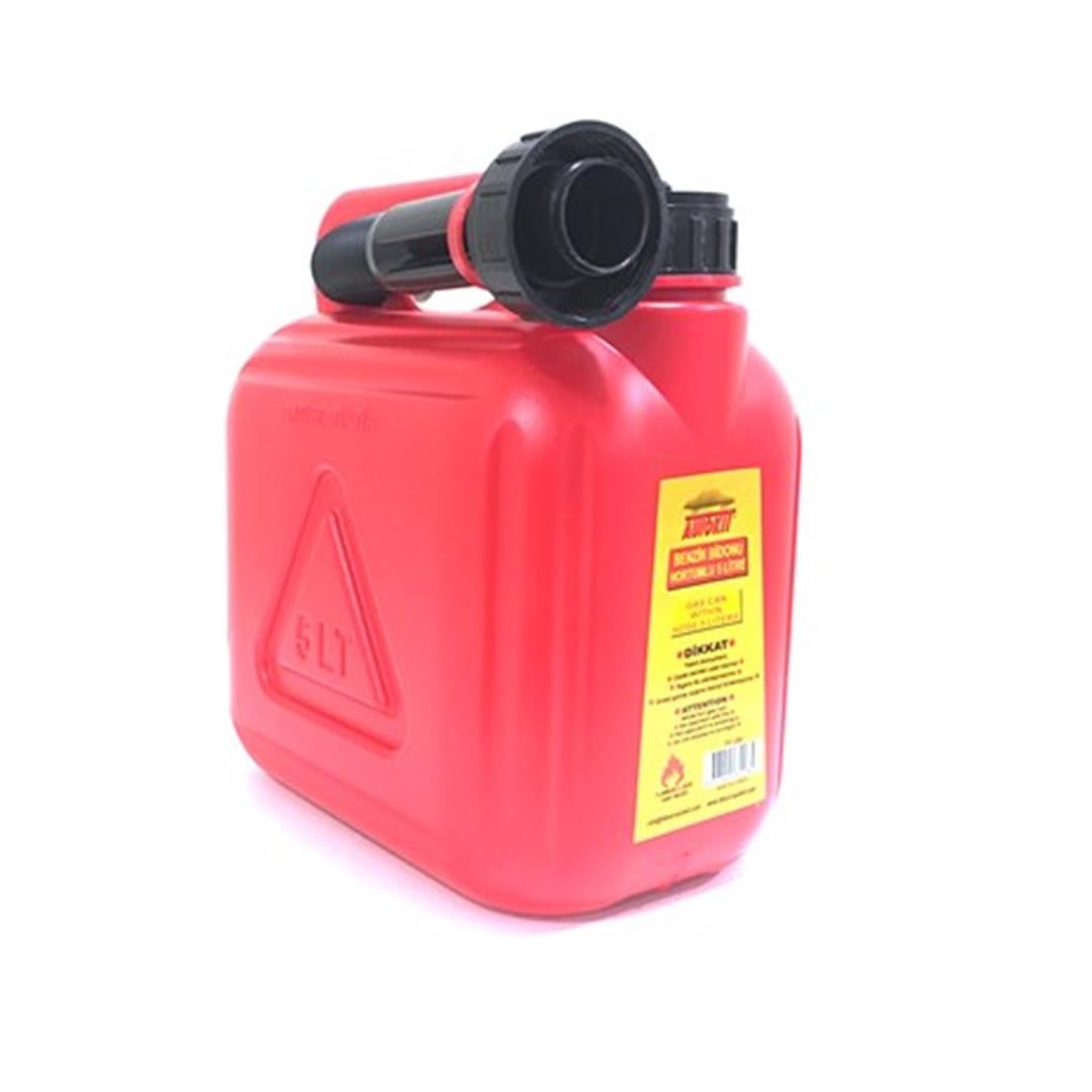 Autokit Benzin Bidonu 5 Lt Hortumlu