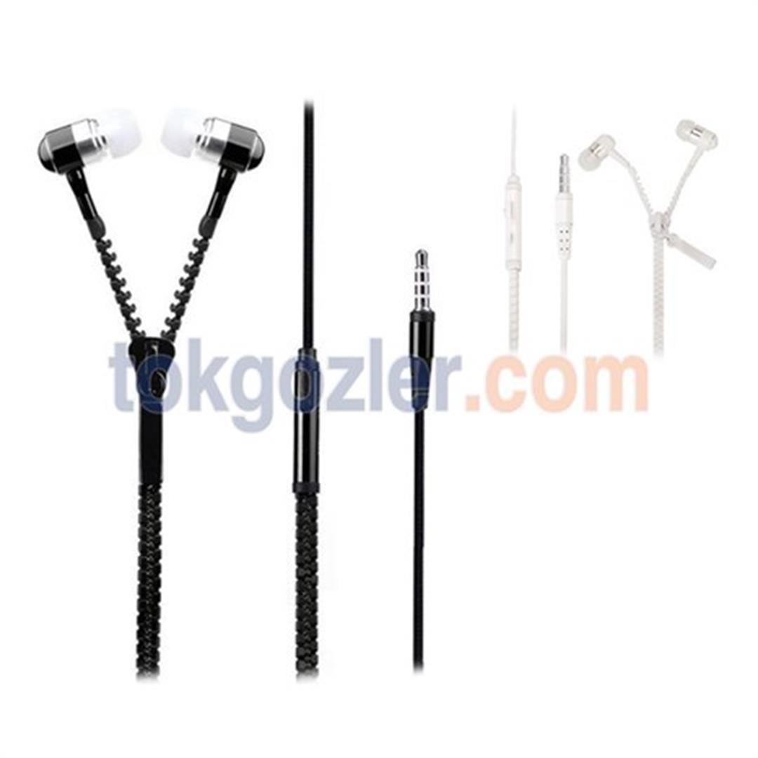 Bewell BK-2370 Mikrofonlu Fermuarlı Kulak İçi Kulaklık