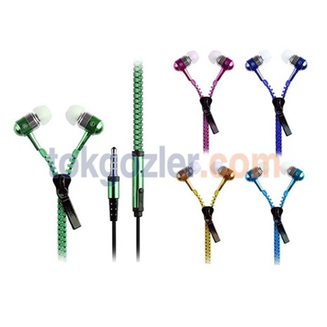 Bewell BK-2370 Mikrofonlu Fermuarlı Kulak İçi Kulaklık