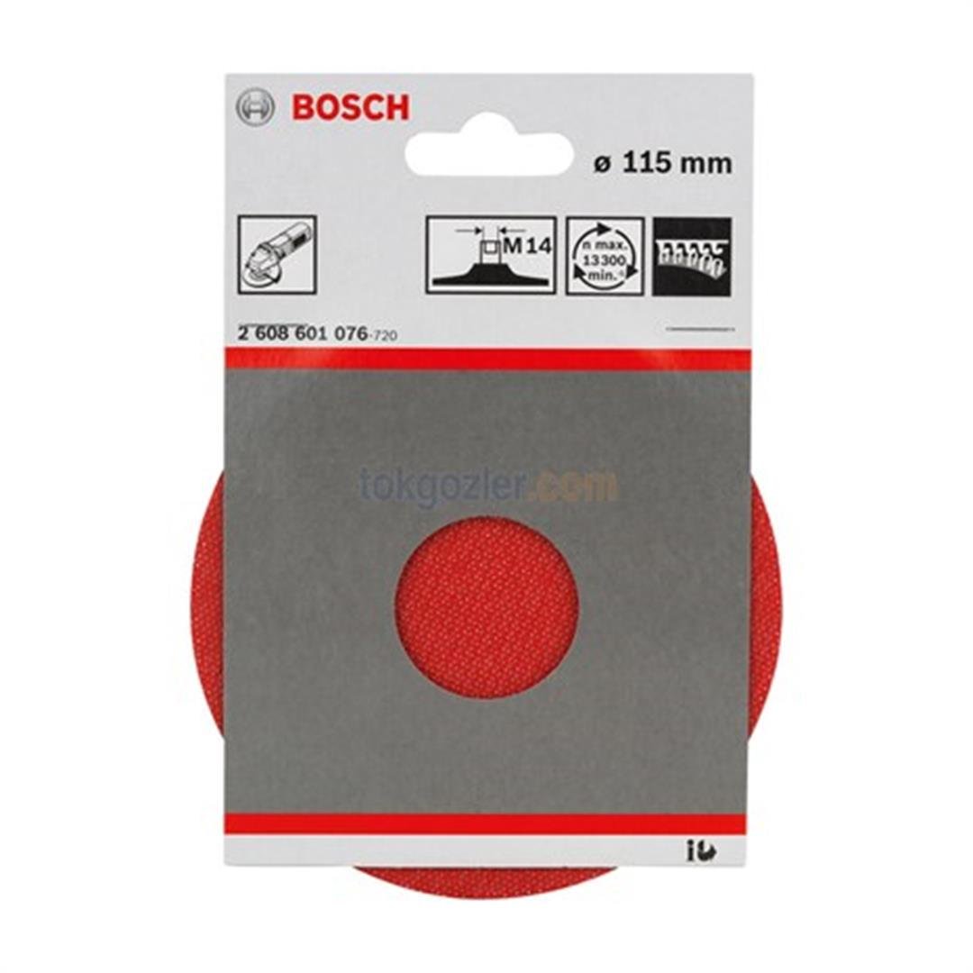 Bosch 115 mm M14 Kağıt Zımparalar İçin Taban