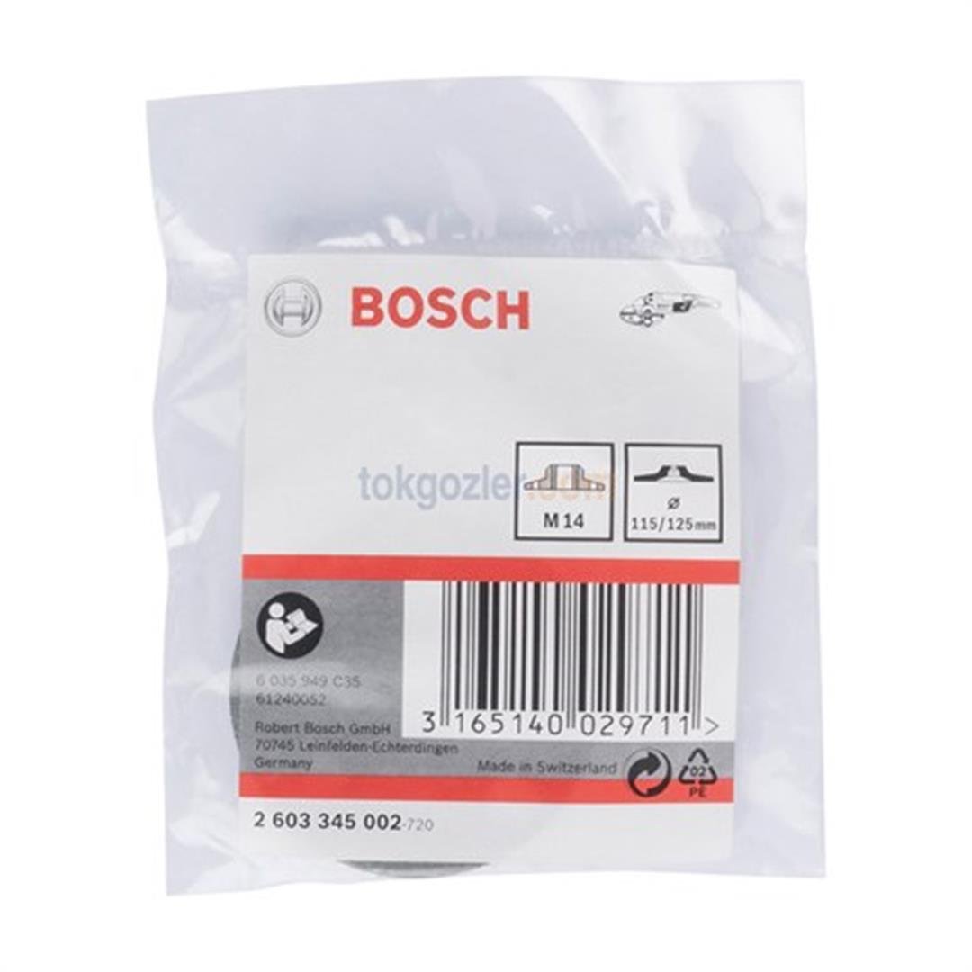 Bosch 115/125 mm M14 Flanş Dişli Somun