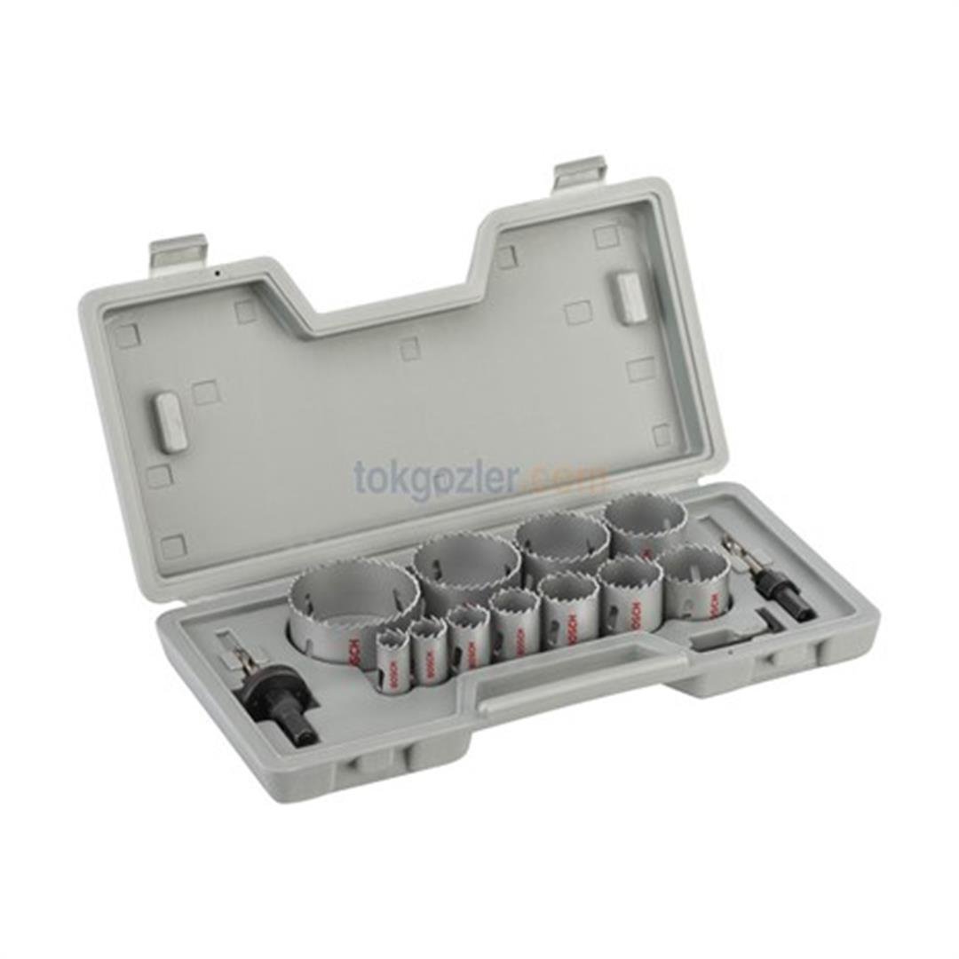 Bosch 14 Parçalı Bimetal Panç - Delik Açma Testeresi Seti 19-76 mm