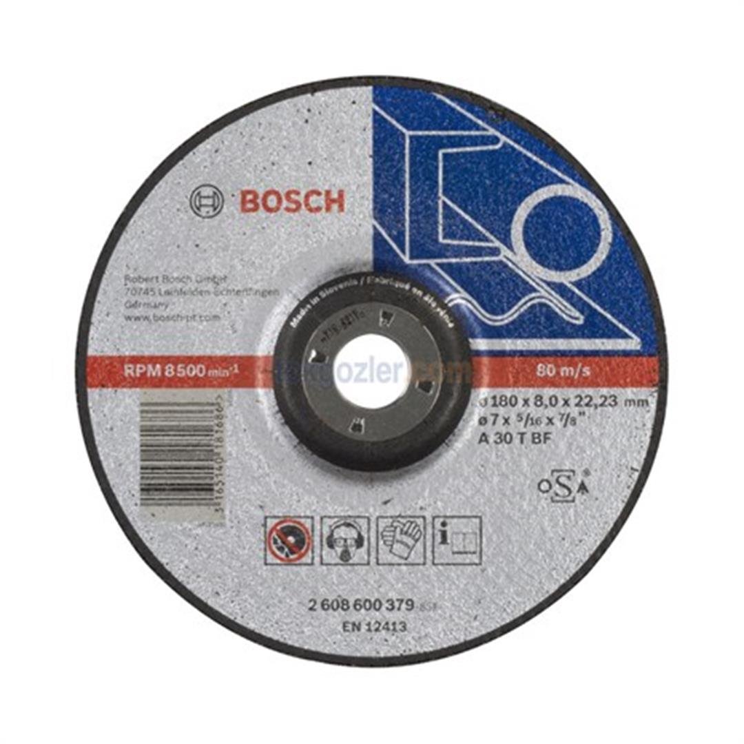 Bosch 180x8.0 mm Expert for Metal Bombeli Taşlama Diski