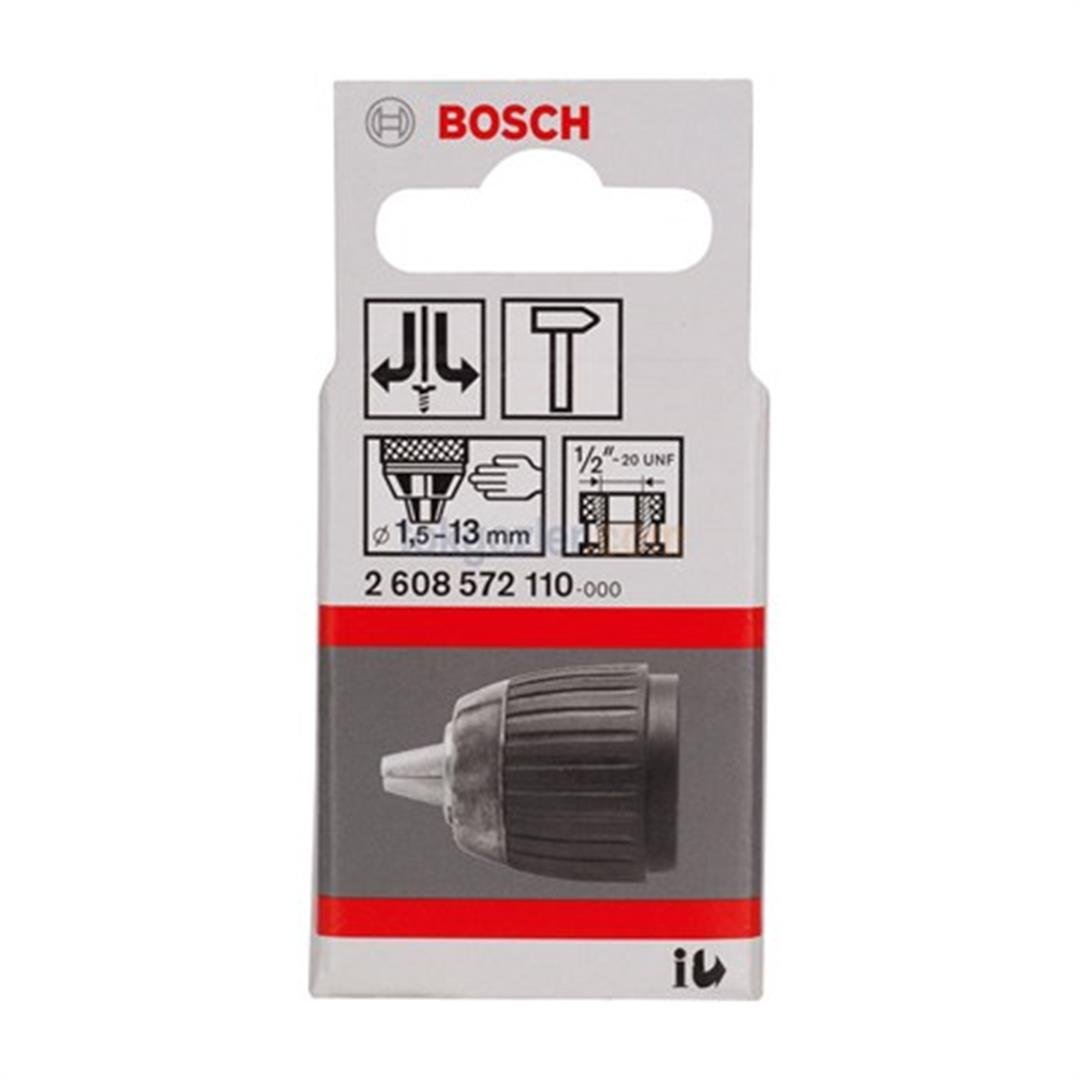 Bosch Anahtarsız Uç Takma Mandreni 13 mm'ye Kadar 1/2''-20 - 1.5-13 mm Supra Mandren