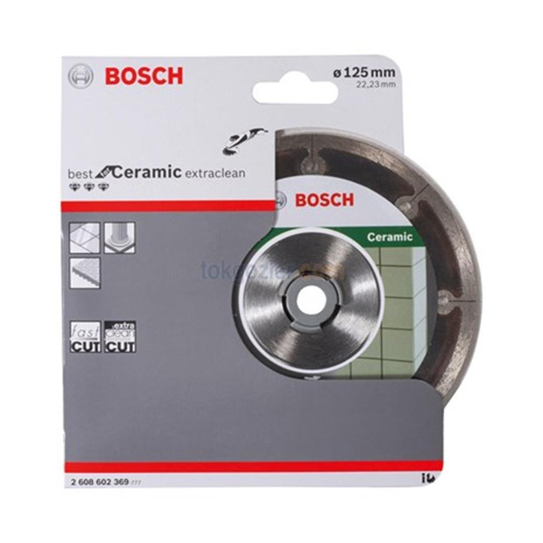 Bosch Best for Ceramic Extraclean - Seramik ve Fayans İçin Elmas Kesme Diski 125 mm