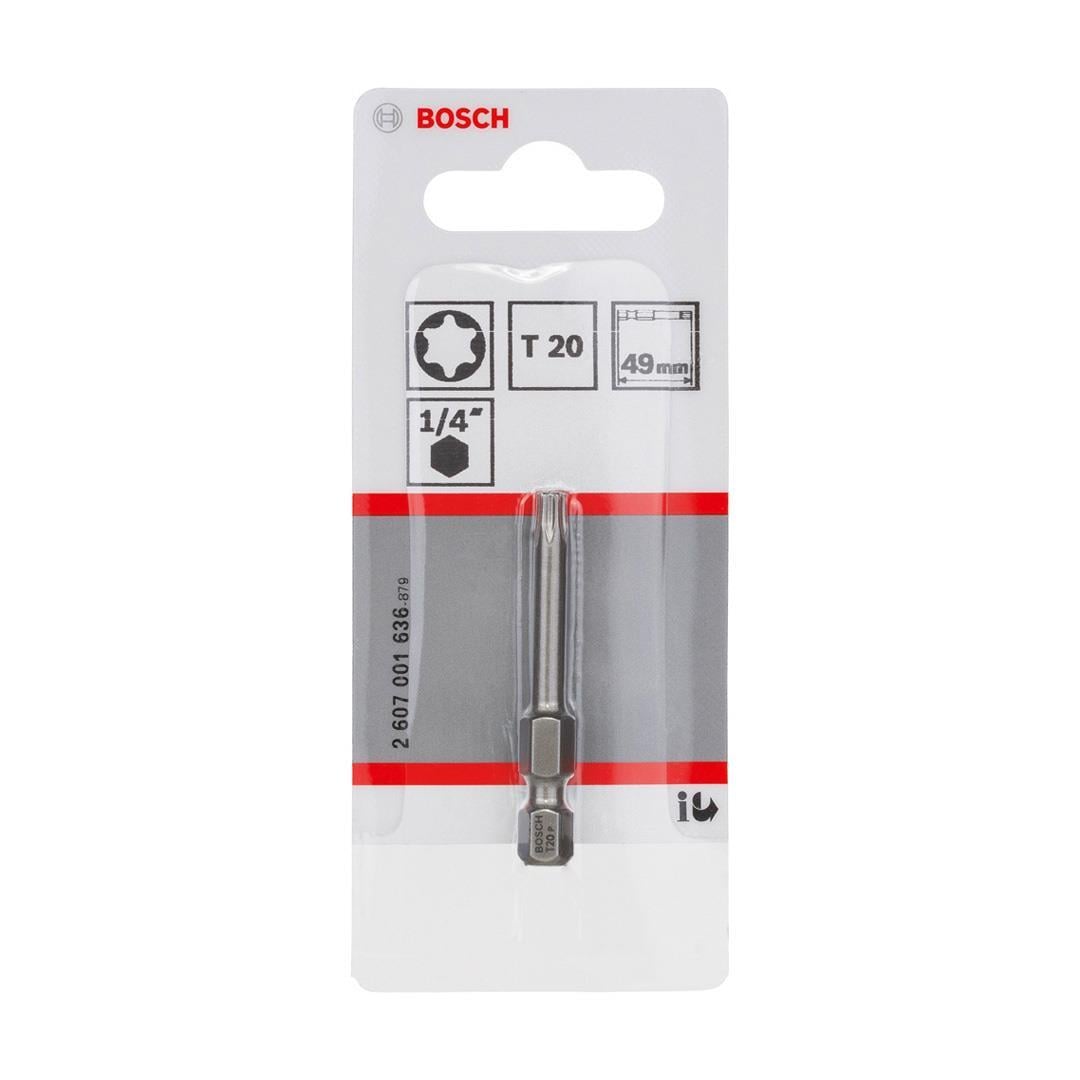 Bosch ExtraHard Ekstra Sert Vidalama Ucu T20x49 mm 1'li Paket