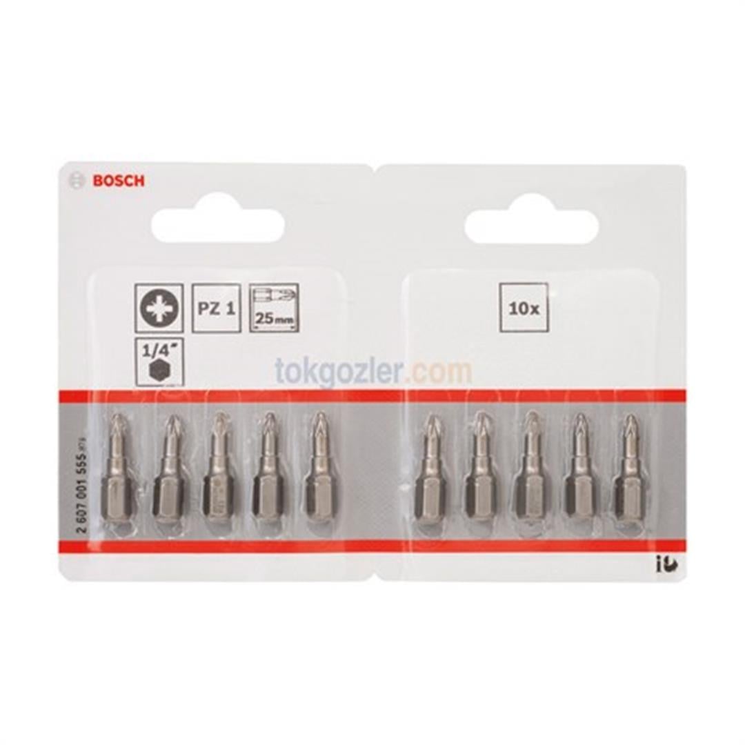 Bosch ExtraHard Ekstra Sert Vidalama Ucu PZ 1x25 mm 10'lu Paket