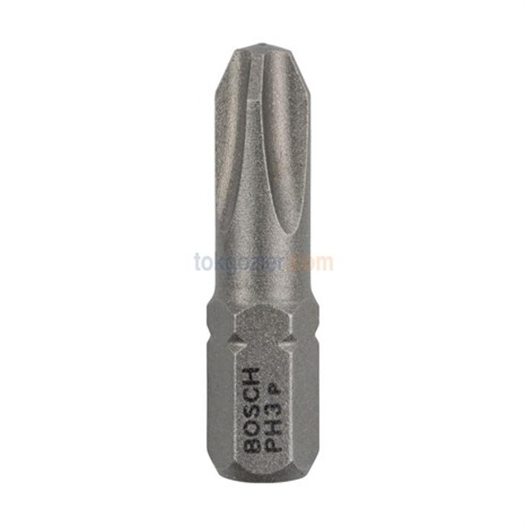 Bosch ExtraHard Ekstra Sert Vidalama Ucu PH3x25 mm 25'li Paket
