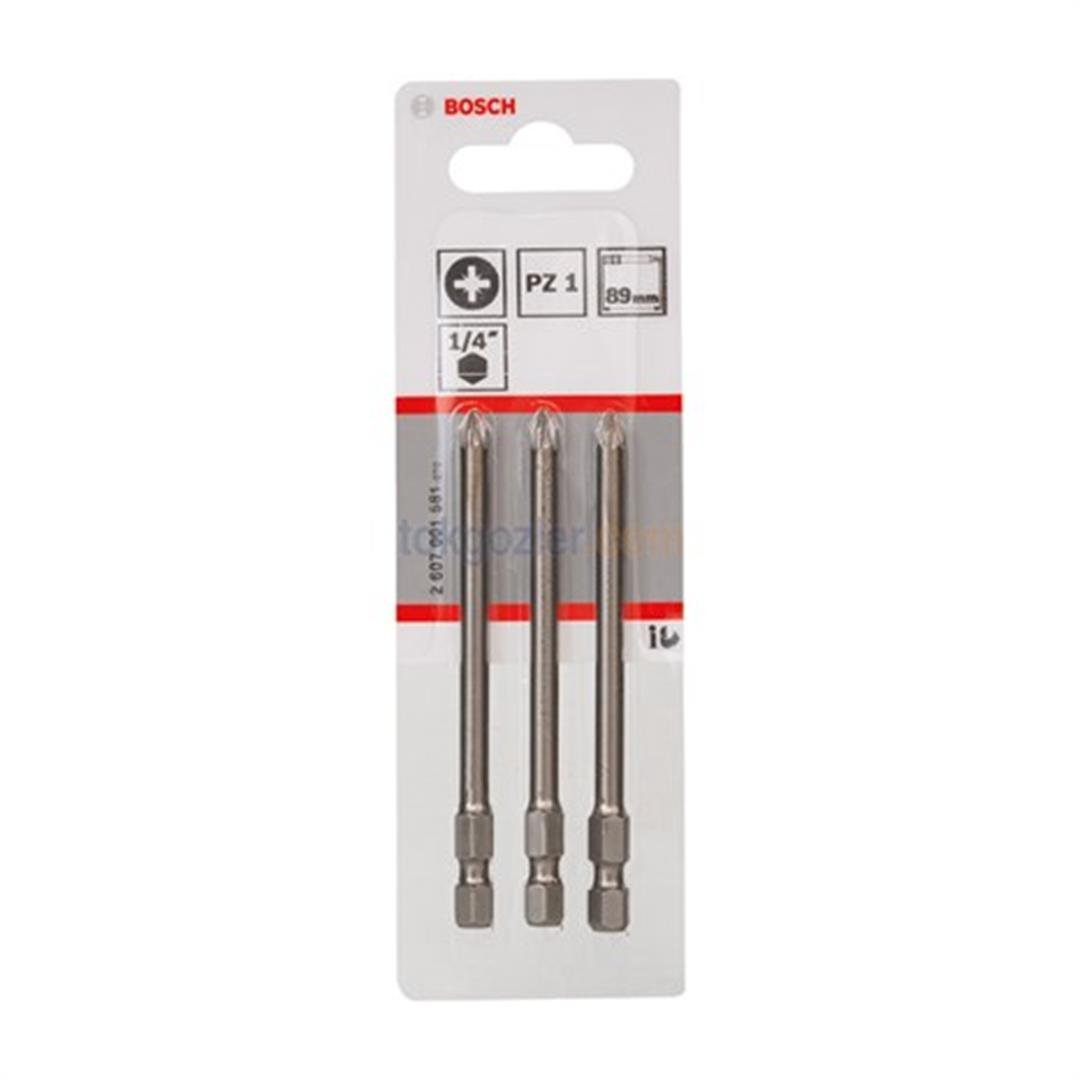 Bosch ExtraHard Ekstra Sert Vidalama Ucu PZ 1x89 mm 3'lü Paket