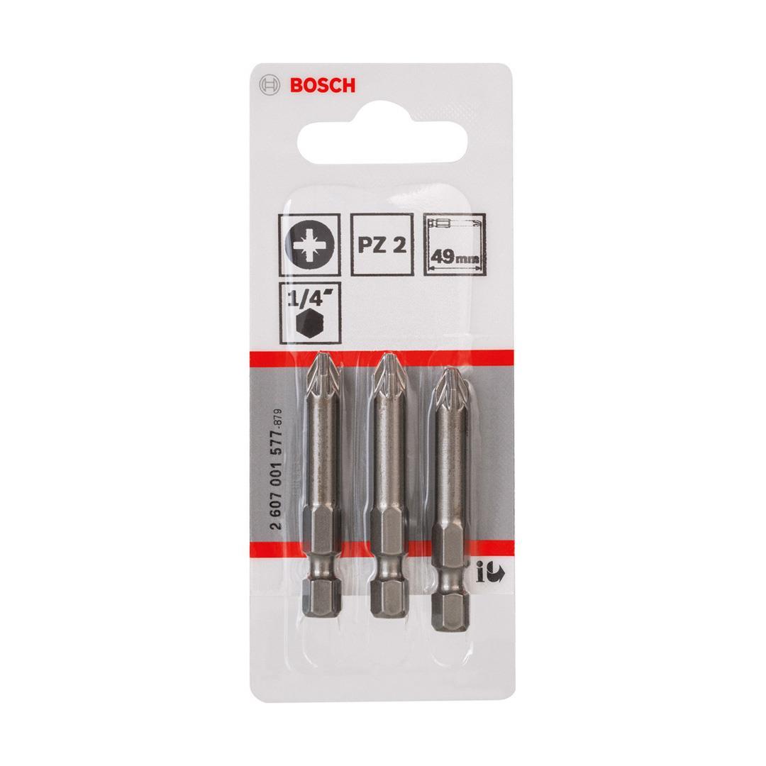 Bosch ExtraHard Ekstra Sert Vidalama Ucu PZ 2x49 mm 3'lü Paket
