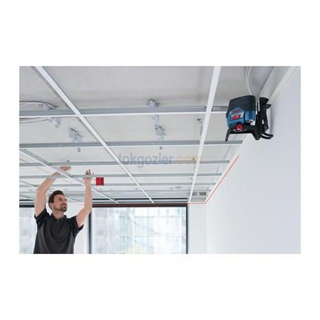 Bosch GCL 2-50 C +RM2 + BT150 Çapraz ve Noktasal Lazer