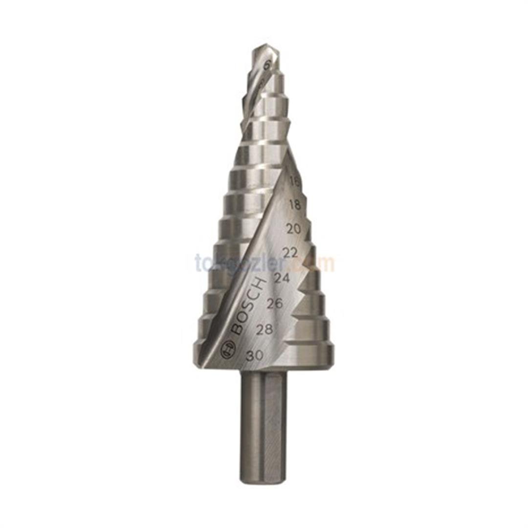 Bosch HSS 13 Kademeli Metal Matkap Ucu 6-30 mm