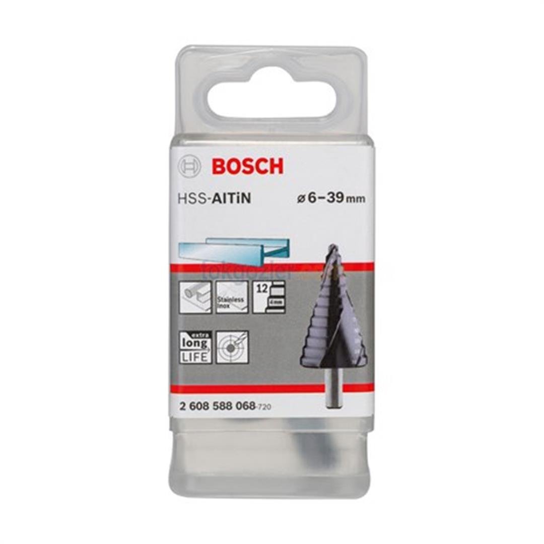 Bosch HSS-AlTiN 12 Kademeli Metal Matkap Ucu 6-39 mm