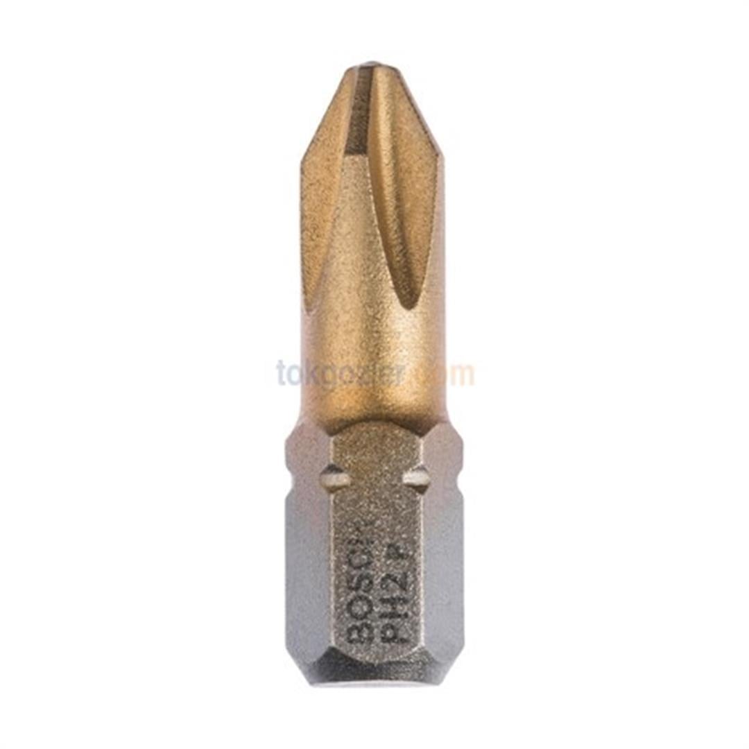 Bosch MaxGrip Vidalama Ucu PH2x25 mm 10'lu Paket
