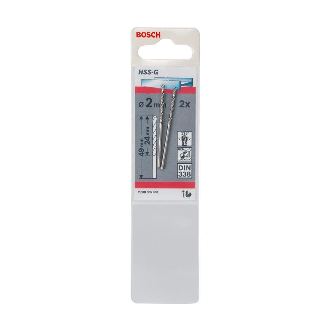 Bosch Metal Matkap Ucu HSS-G 2x49 mm 2'li Paket