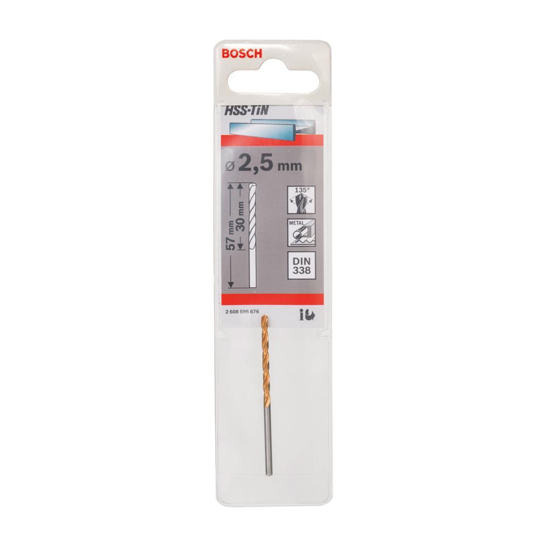 Bosch Metal Matkap Ucu HSS-TiN 2.5x57 mm