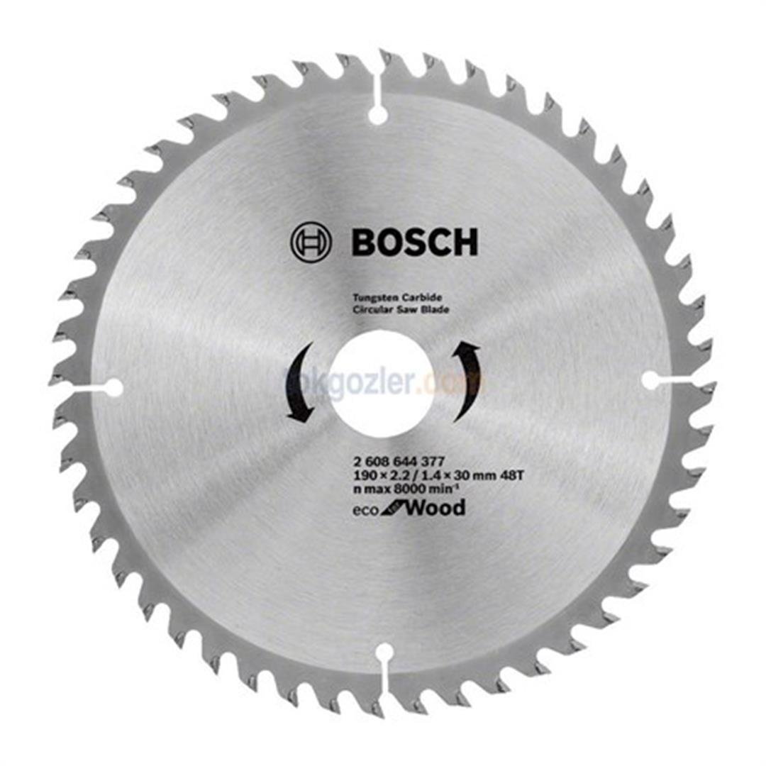 Bosch Optiline Eco for Wood 190x30 mm 48 Diş Daire Testere Bıçağı