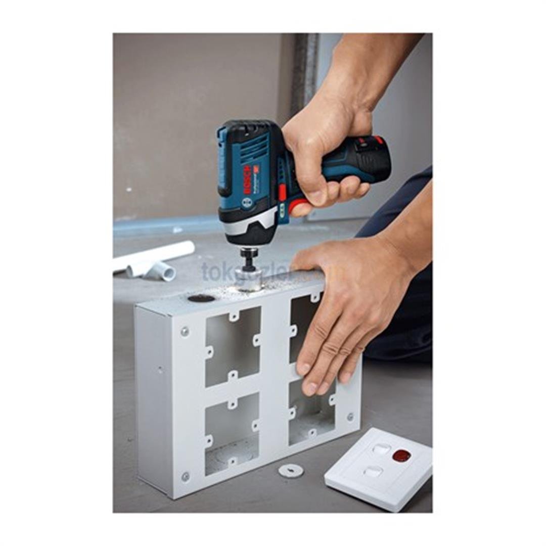 Bosch Profesyonel GDR 12V-105 Akülü 12 Volt 2 Ah Çift Akülü Darbeli Somun Sıkma - Çantalı