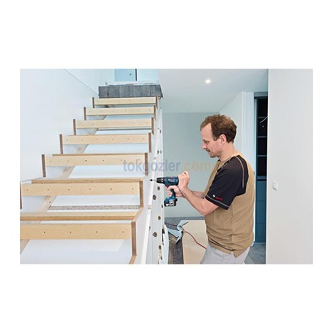 Bosch Profesyonel GSR 14,4-2-LI Plus 4 Ah Akülü Delme/Vidalama - L-boxx Çantalı