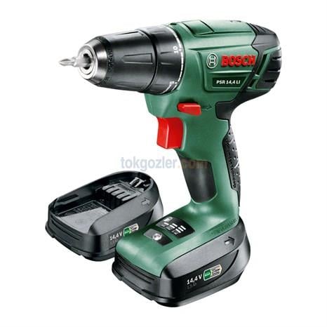 Bosch PSR 14,4 LI Akülü Vidalama Makinesi - 1,5 Ah Çift Akü