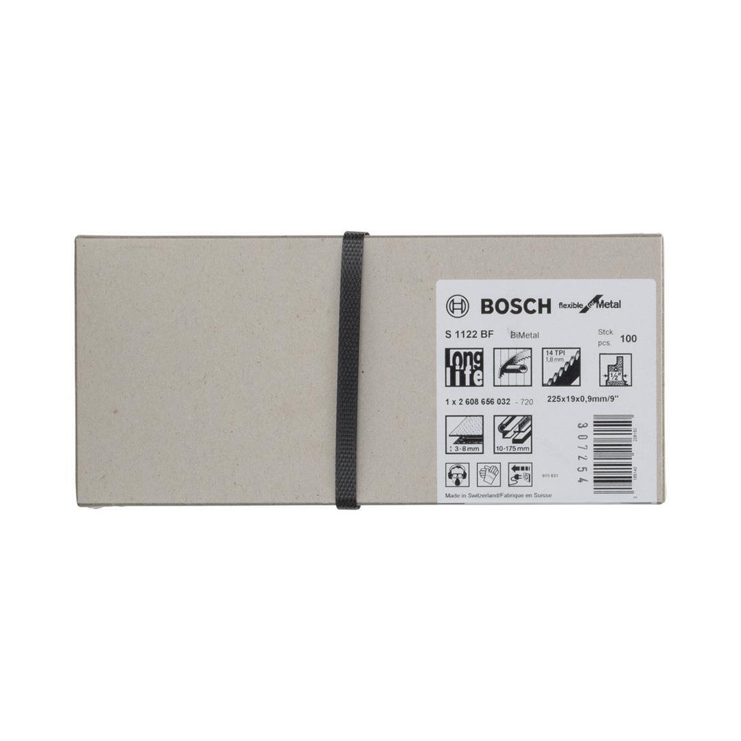 Bosch S 1122 BF Flexible for Metal 100'lü Metal Tilki Kuyruğu Testere Bıçağı