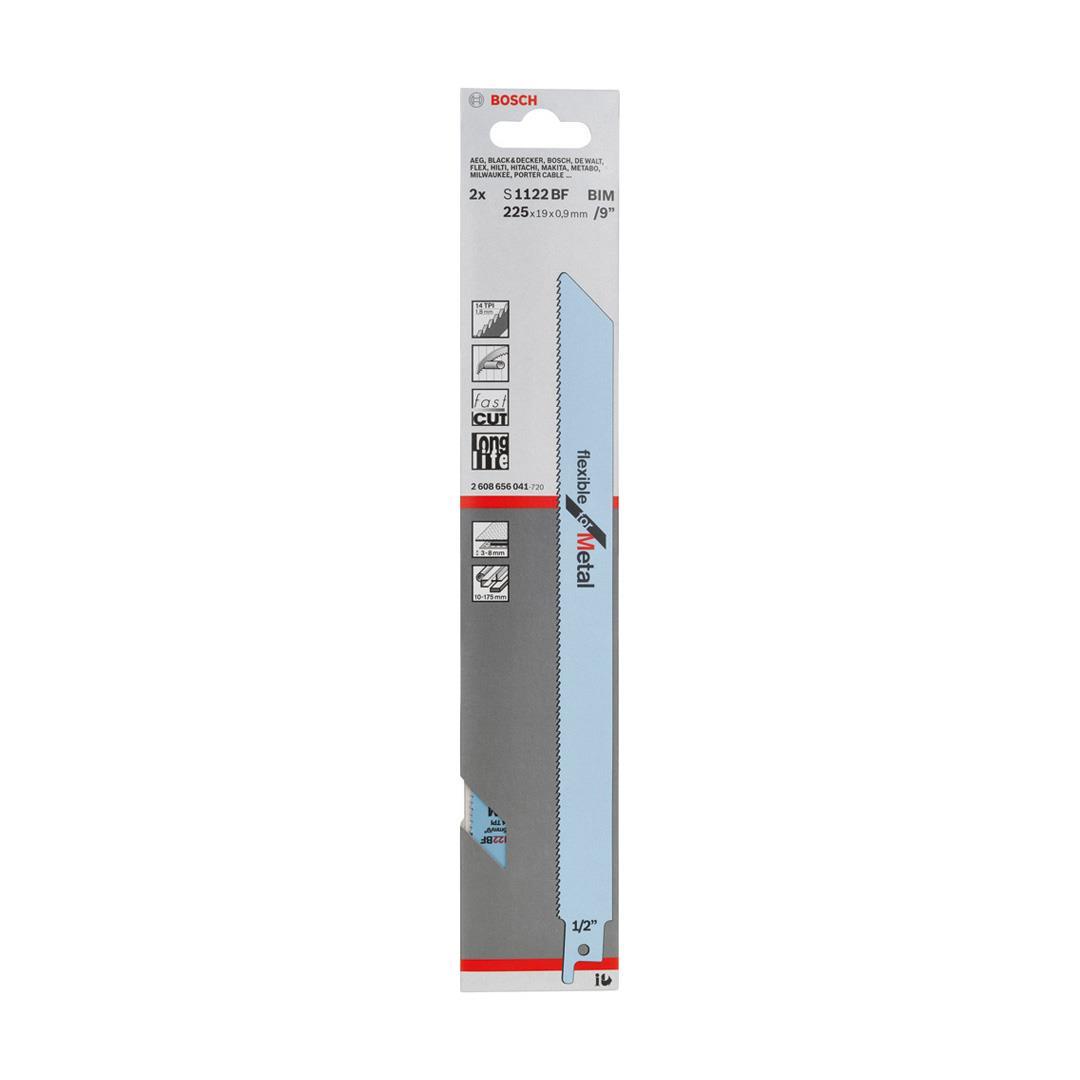 Bosch S 1122 BF Flexible for Metal 2'li Metal Tilki Kuyruğu Testere Bıçağı